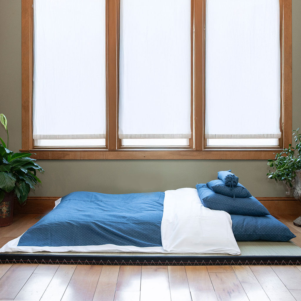 J-Life Yoru Blue Custom Kakefuton with Removable Cover
