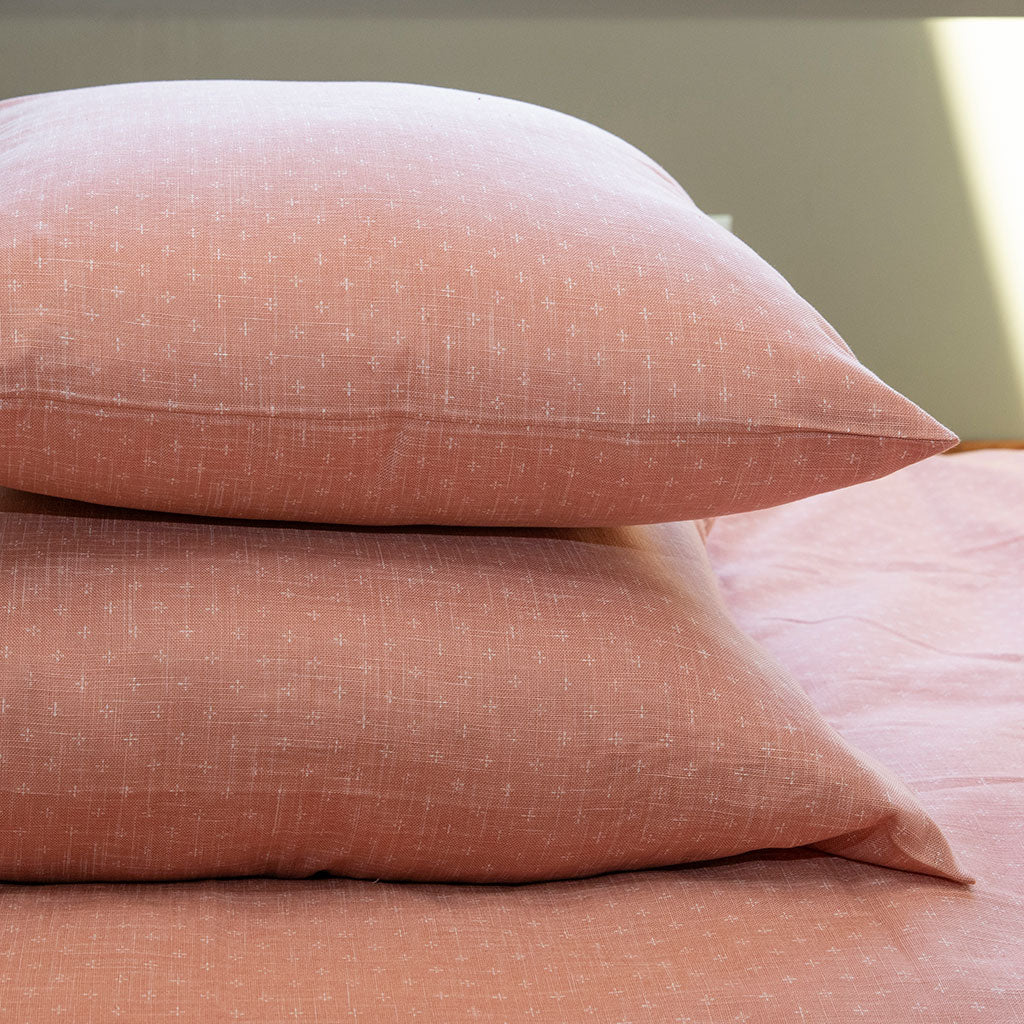 Akebono Pink Throw Pillow