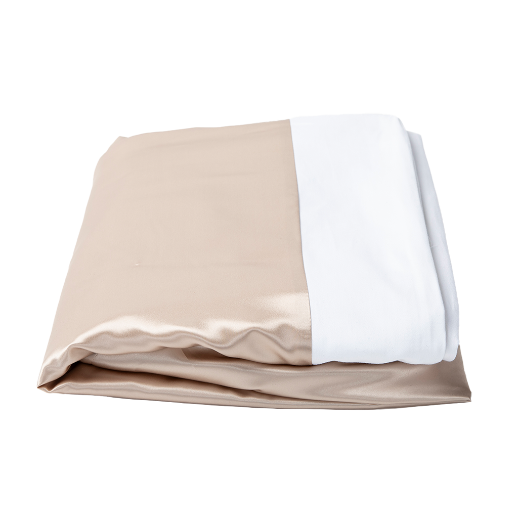 J-Life Shiruku Silk Champagne Custom Kakefuton with Removable Cover