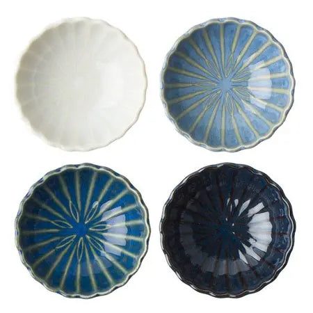 Kiku 菊 Chrysanthemum Sauce Dish Set