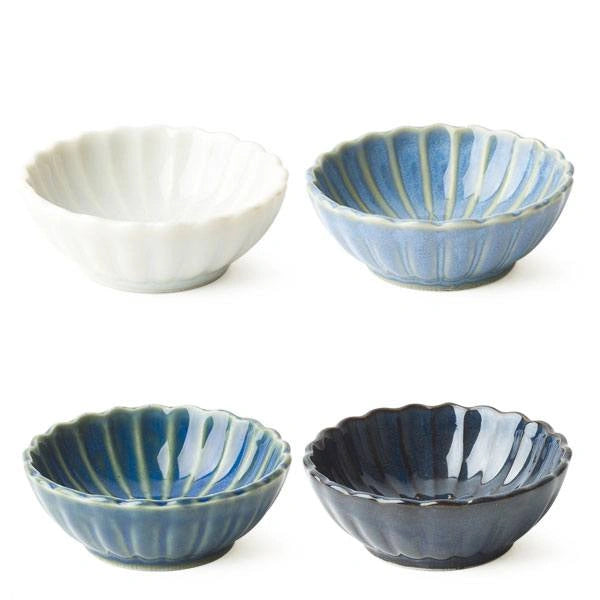 Kiku 菊 Chrysanthemum Sauce Dish Set