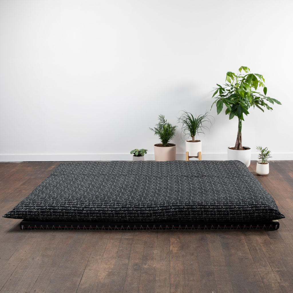Complete Shikifuton Tatami Mat Bundle - Kanji Black