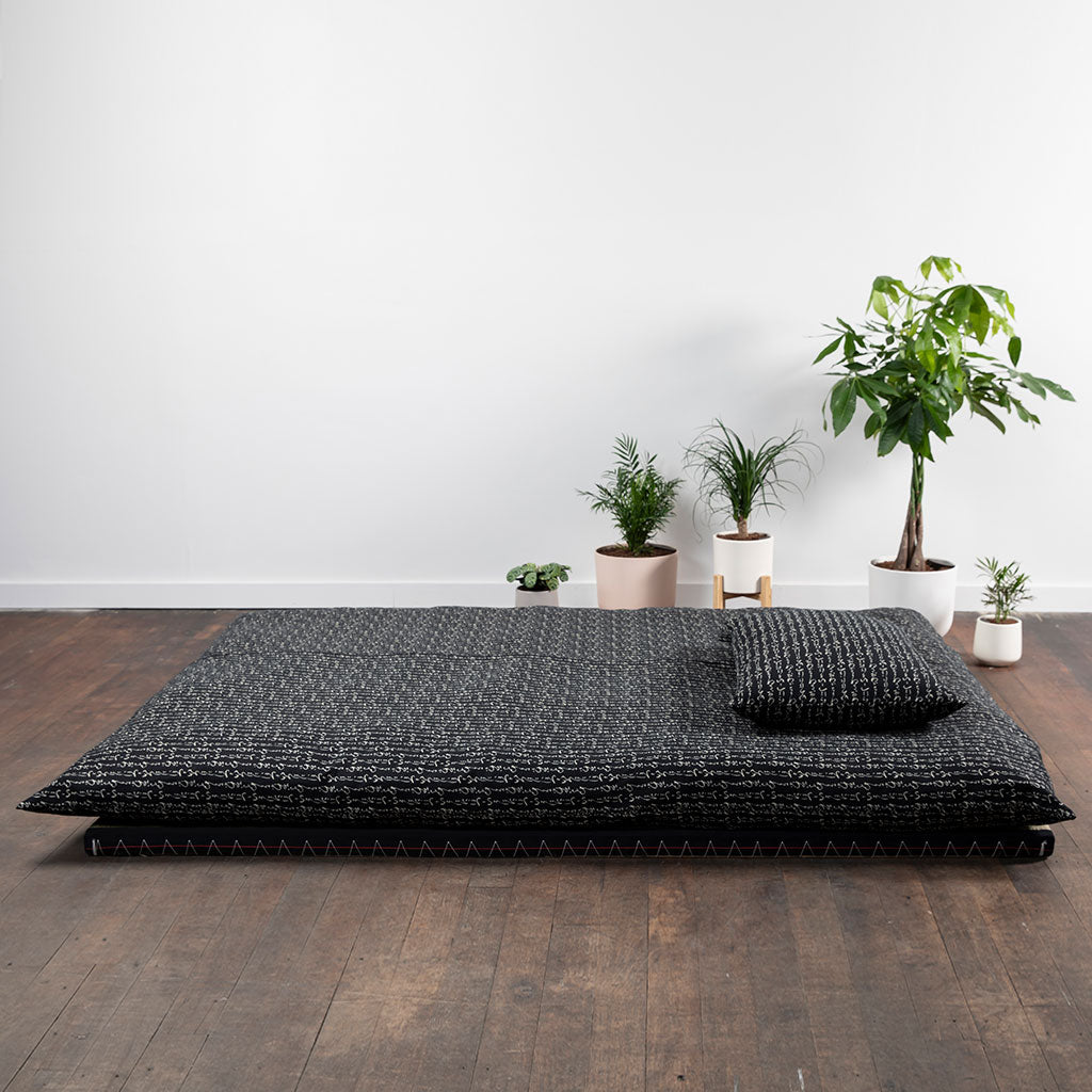 Complete Shikifuton Tatami Mat Bundle - Kanji Black