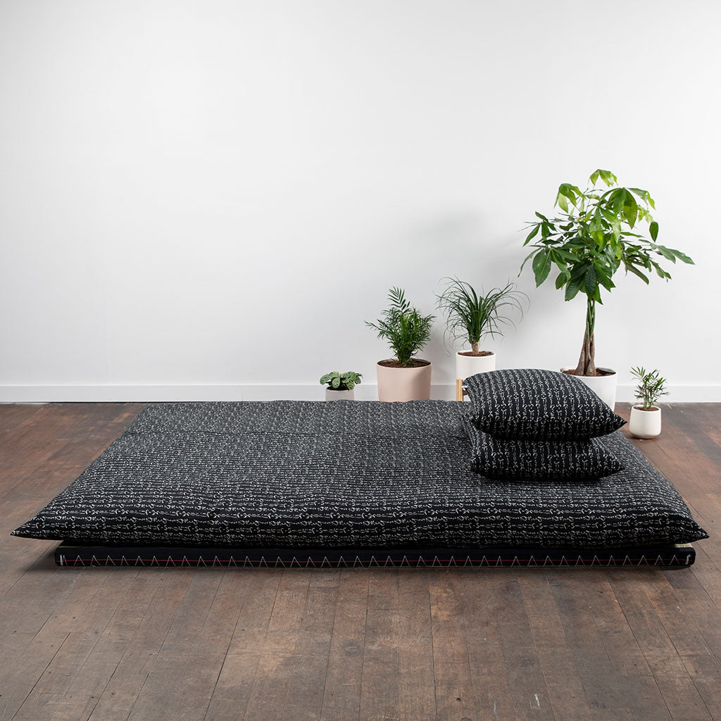 Complete Shikifuton Tatami Mat Bundle - Kanji Black