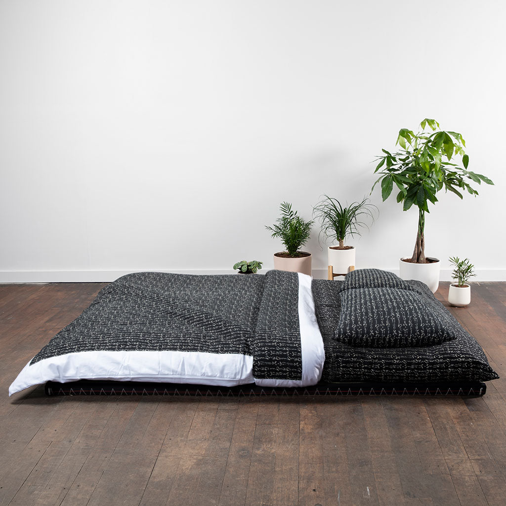 Complete Shikifuton Tatami Mat Bundle - Kanji Black