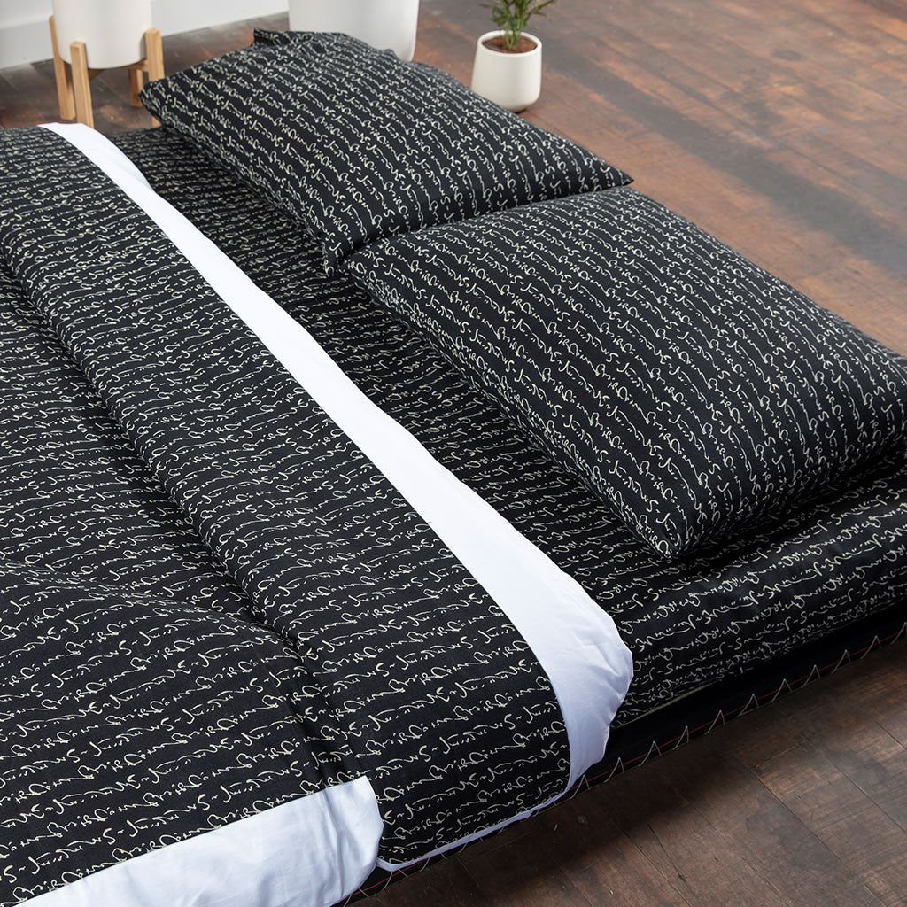 Complete Shikifuton Tatami Mat Bundle - Kanji Black