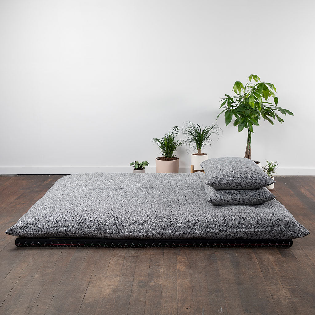 Complete Shikifuton Tatami Mat Bundle - Nami Black
