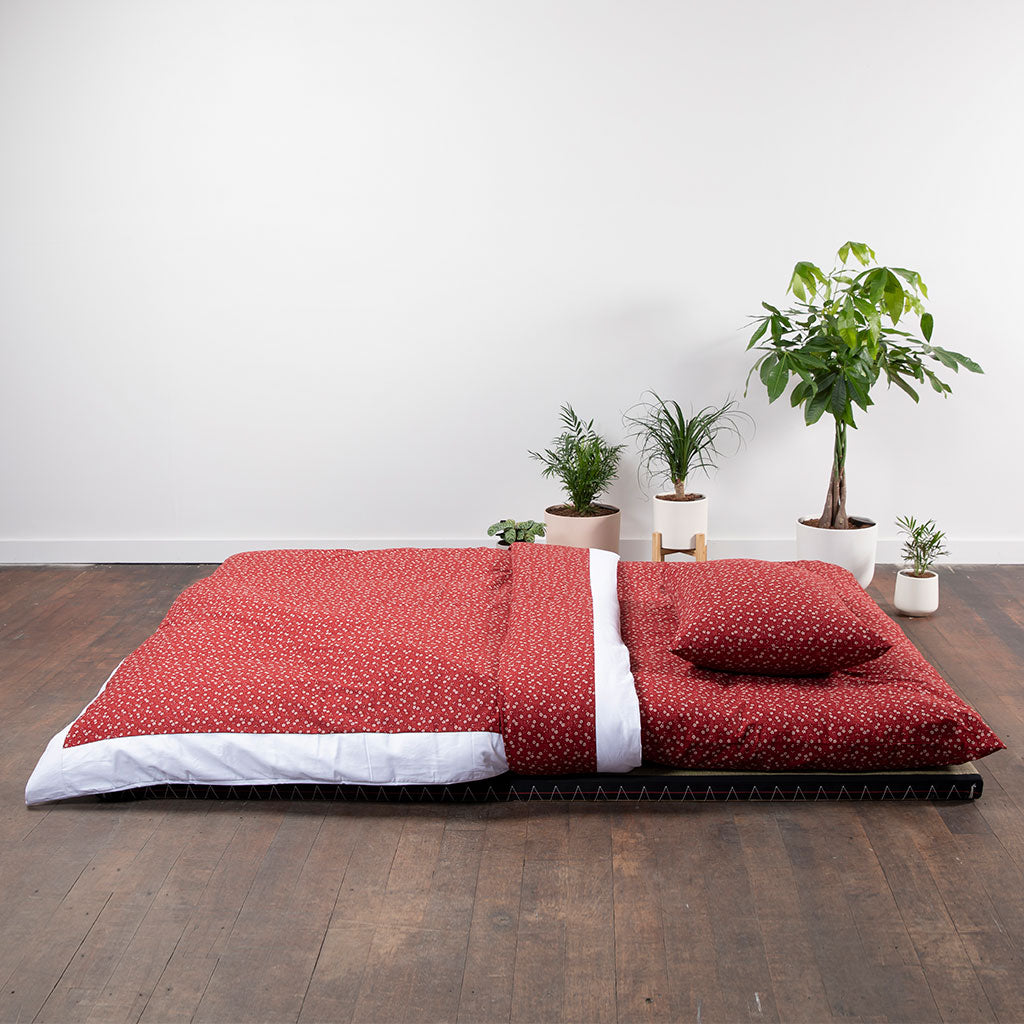 Complete Shikifuton Tatami Mat Bundle - Sakura Red