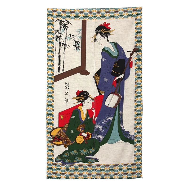 Musicians Graphic Noren Japanese Door Curtain