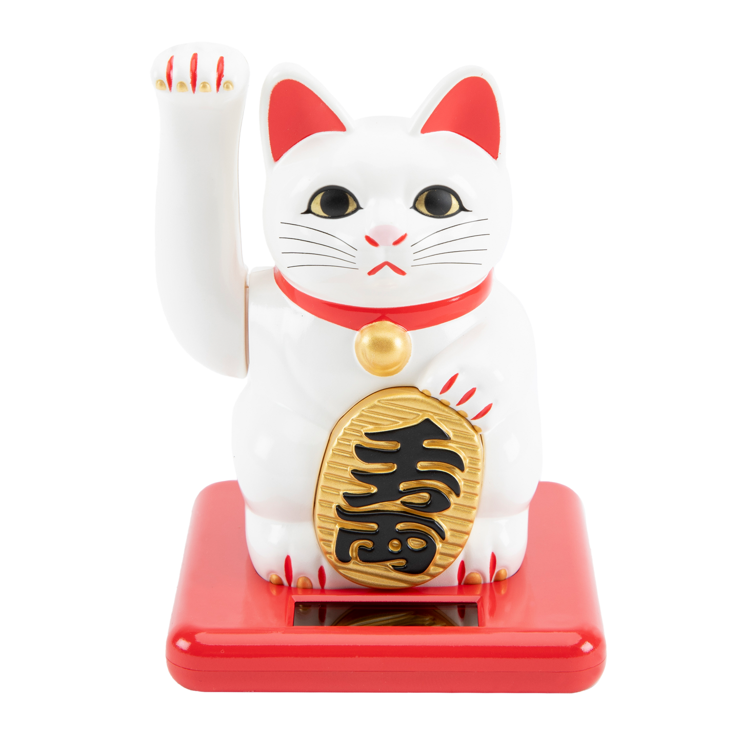 Waving Cat: Solar-Powered Maneki Neko