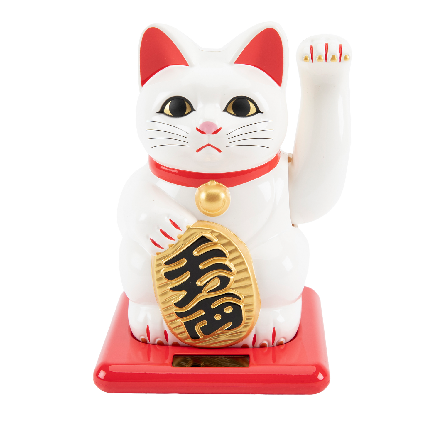 Waving Cat: Solar-Powered Maneki Neko