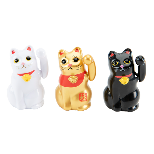 Solar-Powered Palm Size Lucky Cat