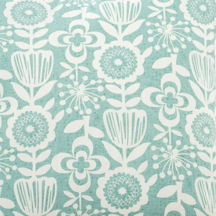 Saku Aqua Throw Pillow
