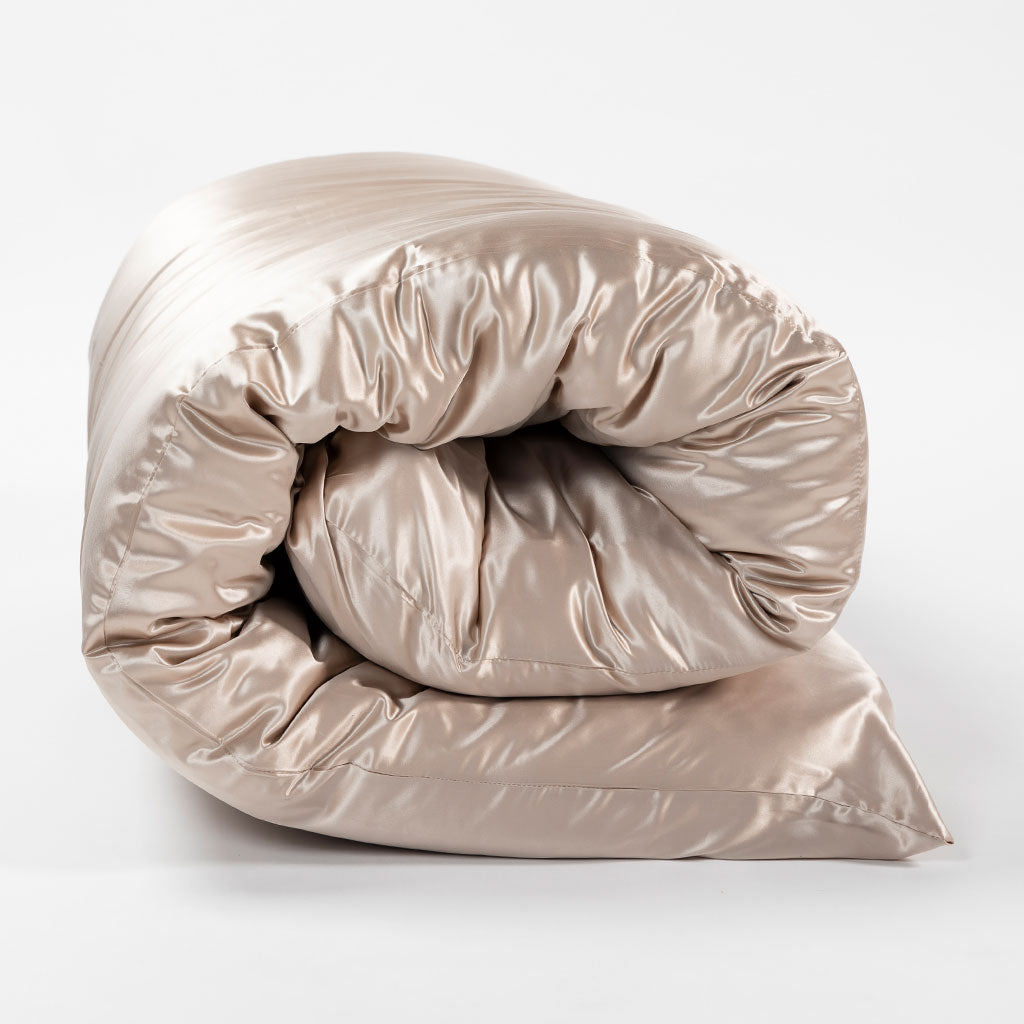 J-Life Shikifuton with Shiruku Silk Champagne Removable Cover