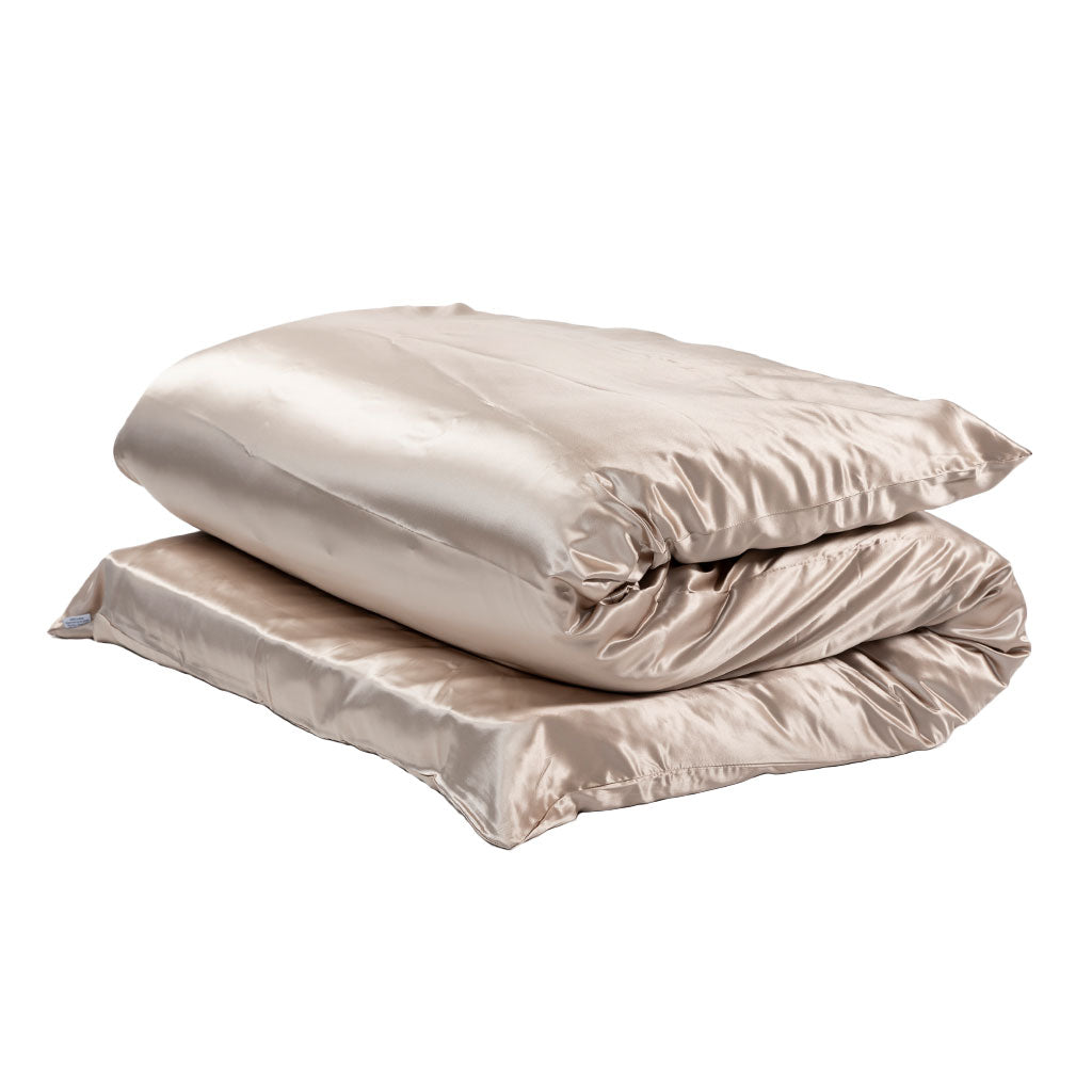 J-Life Shikifuton with Shiruku Silk Champagne Removable Cover