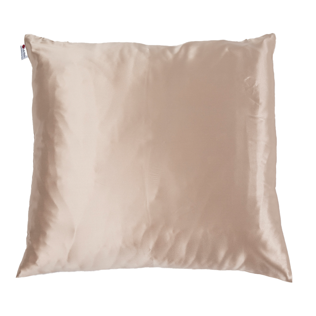 J-Life Shiruku Silk Champagne Zabuton Floor Pillow