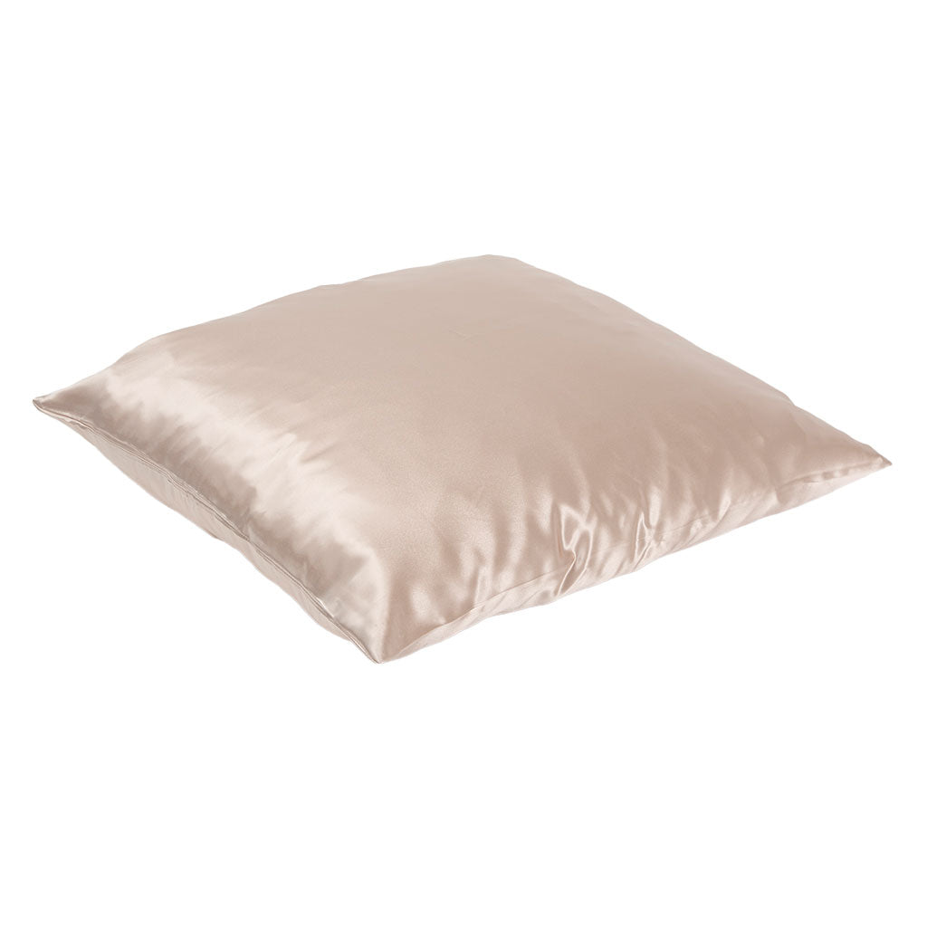 J-Life Shiruku Silk Champagne Zabuton Floor Pillow