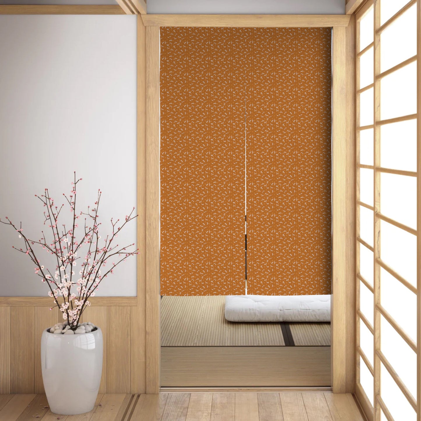 Tambo Gold #2 Noren Japanese Door Curtain