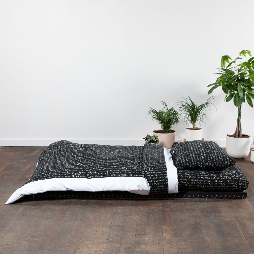 Complete Shikifuton Tatami Mat Bundle - Kanji Black