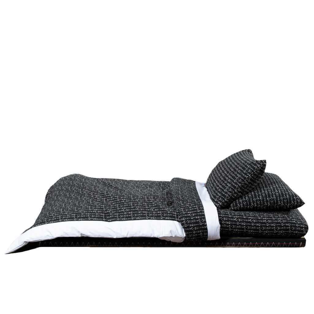 Complete Shikifuton Tatami Mat Bundle - Kanji Black