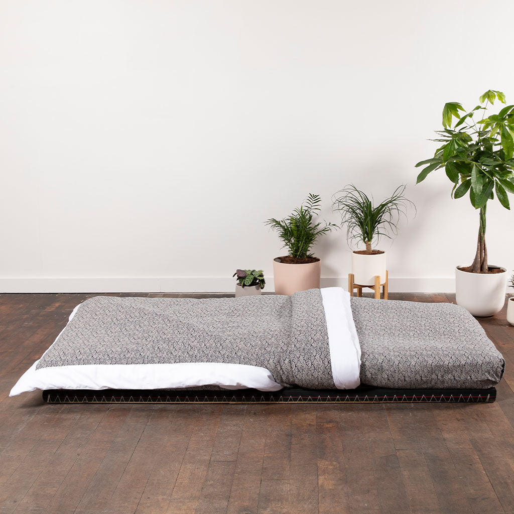 Complete Shikifuton Tatami Mat Bundle - Nami Black
