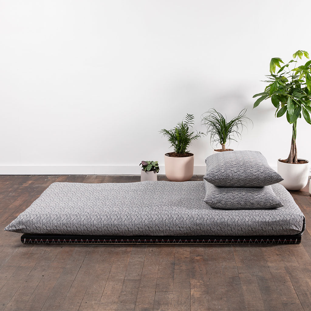 Complete Shikifuton Tatami Mat Bundle - Nami Black