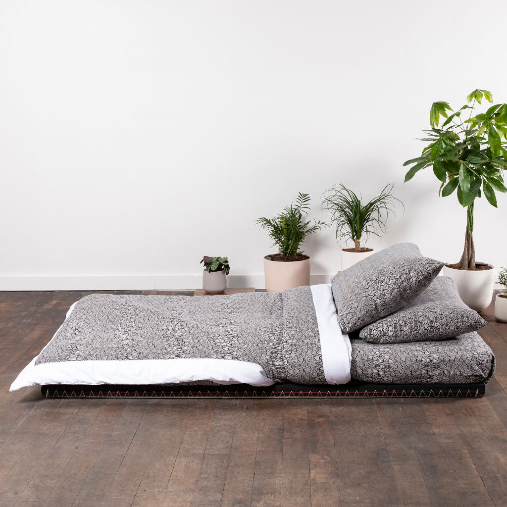 Complete Shikifuton Tatami Mat Bundle - Nami Black