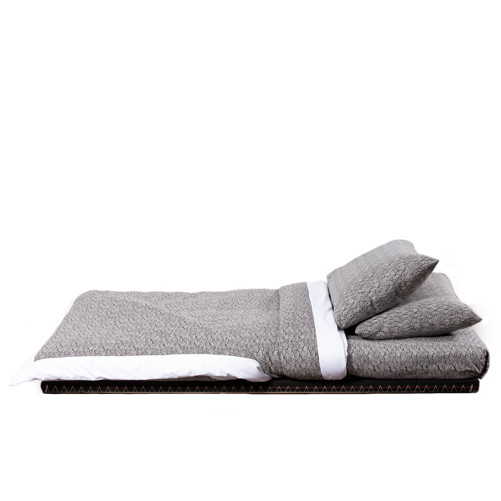 Complete Shikifuton Tatami Mat Bundle - Nami Black