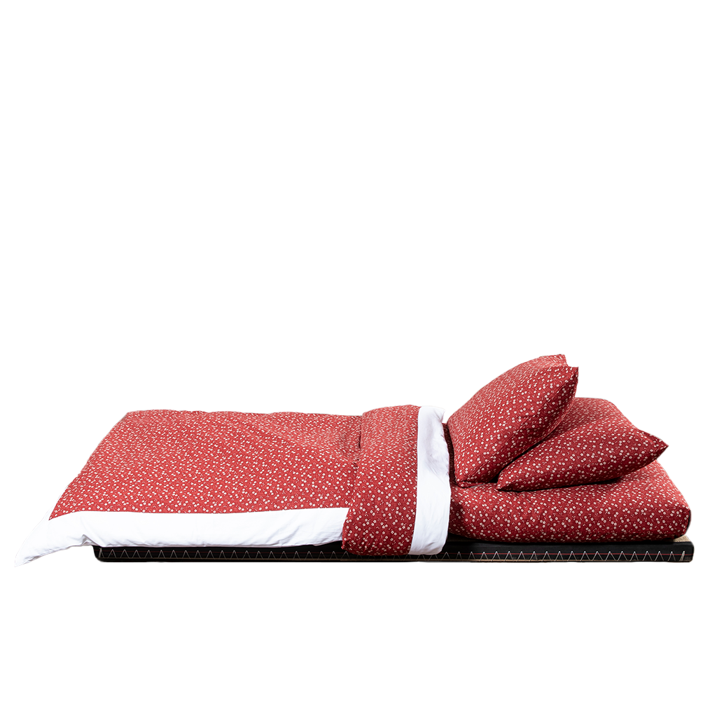 Complete Shikifuton Tatami Mat Bundle - Sakura Red