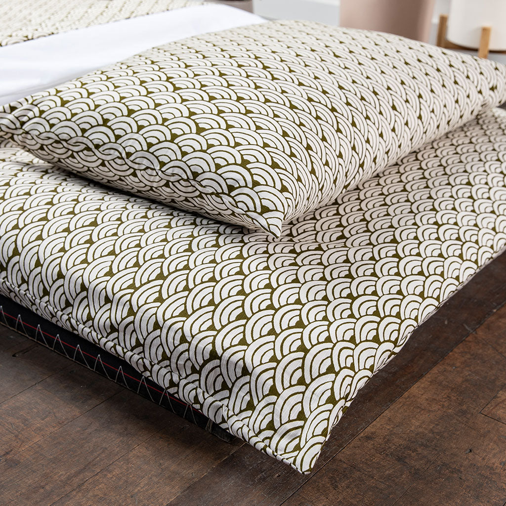 J-Life Jumbo Seikai Ha Matcha Pillowcase