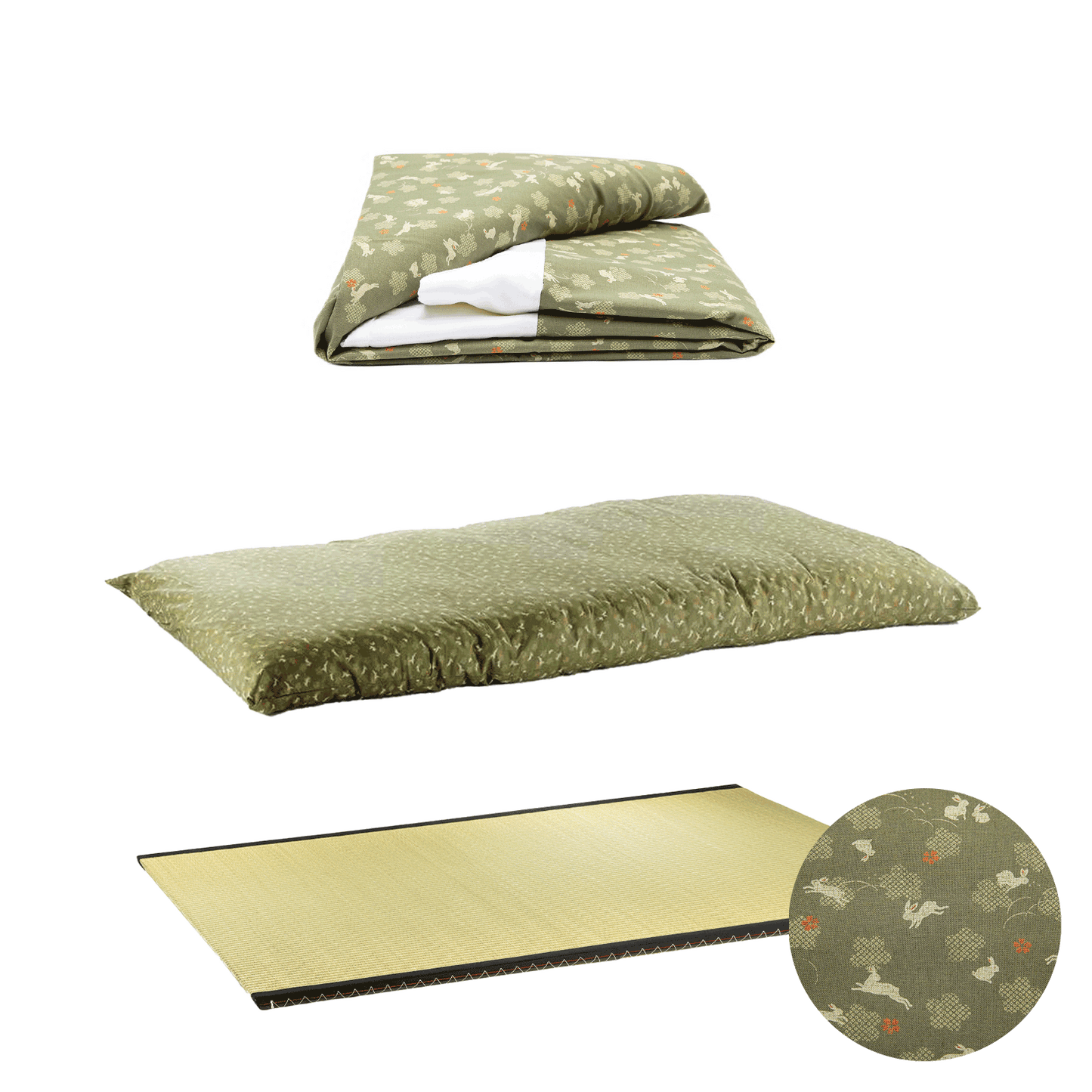 Complete Shikifuton Tatami Mat Bundle - Twin Size