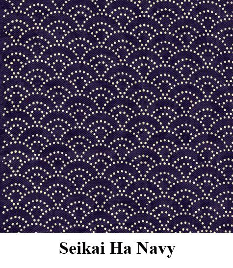 J-Life Seikai Ha Navy Zabuton Floor Pillow_Pillows & Shams_Zabuton Floor Pillows
