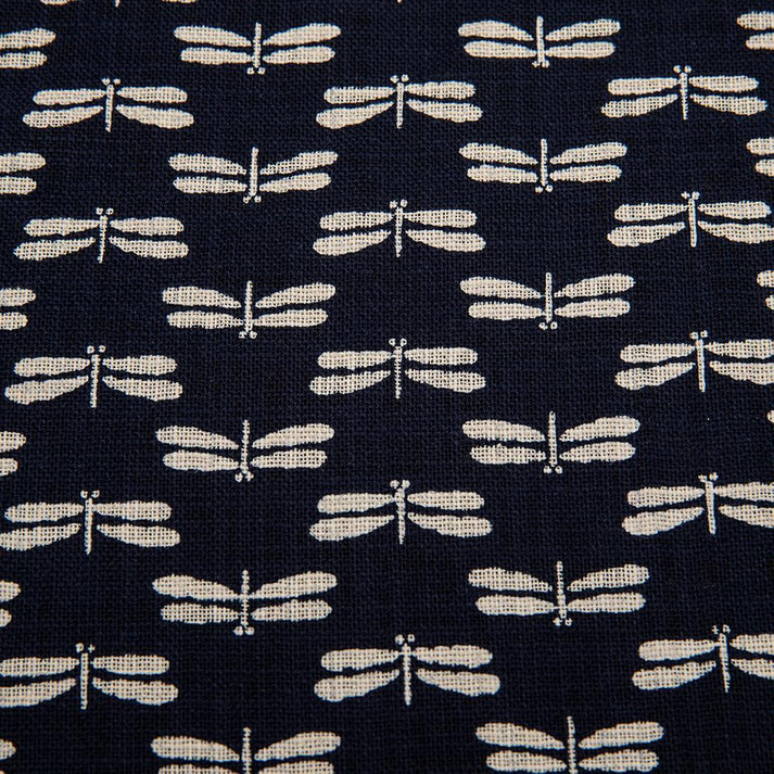 J-Life New Tombo Navy Buckwheat Hull Pillow