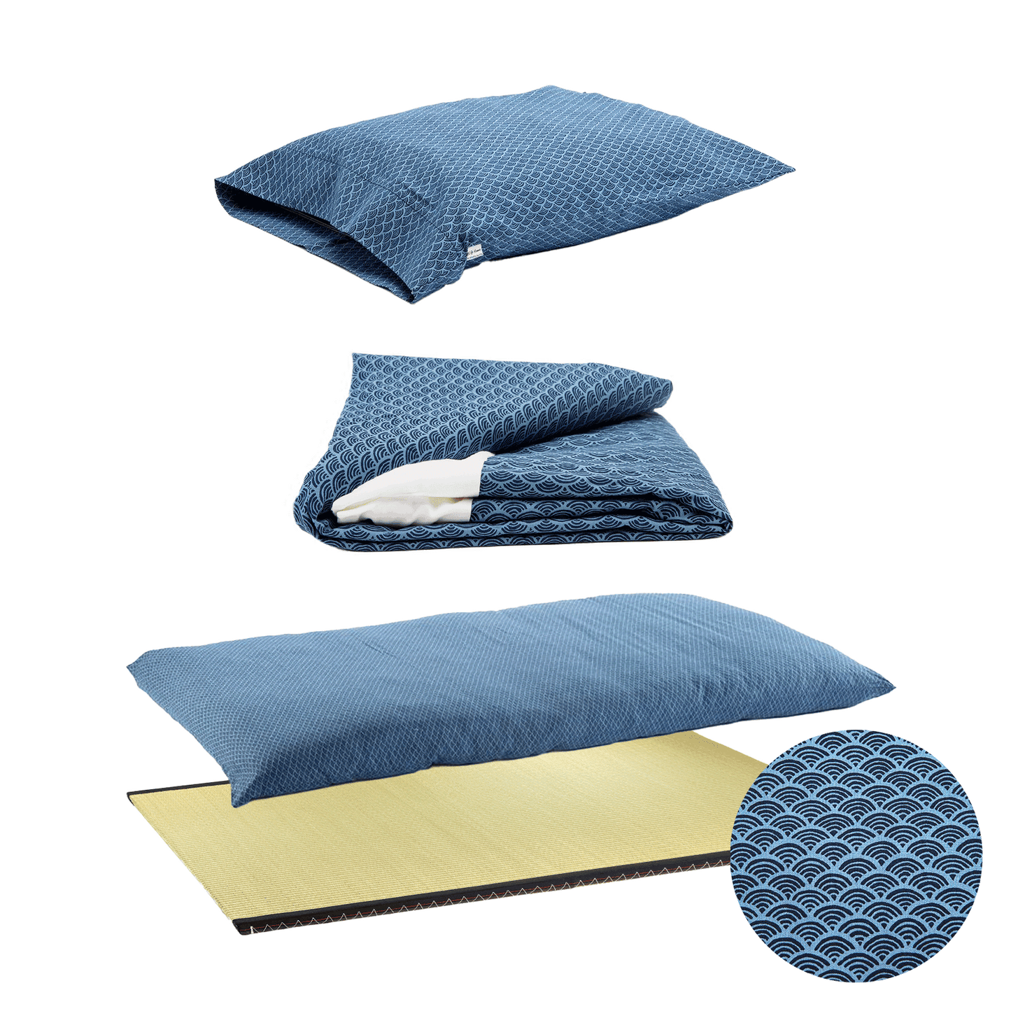 Complete Shikifuton Tatami Mat Bundle - Twin Size