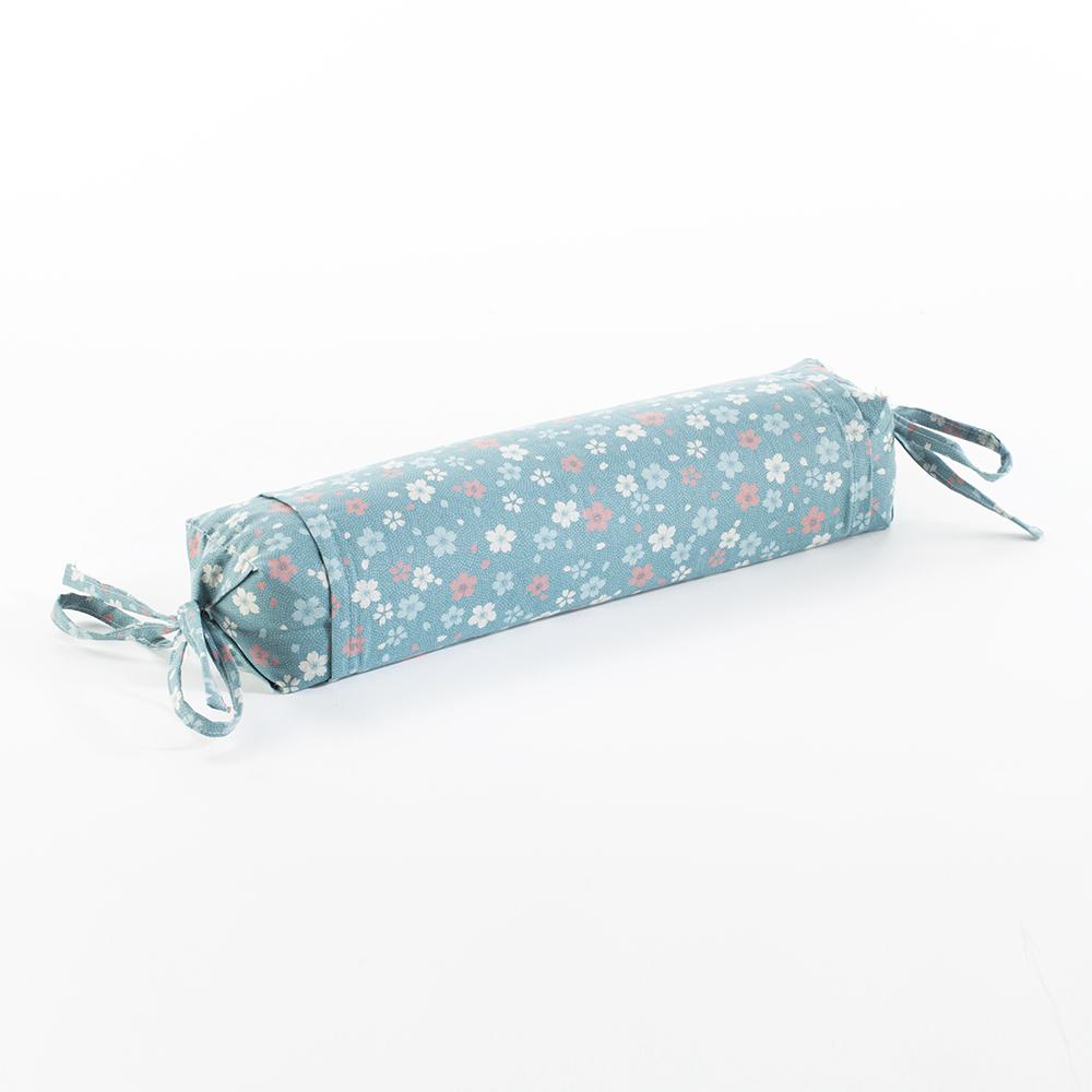 J-Life Cherry Blossom Blue Buckwheat Hull Pillow_Pillows & Shams_Buckwheat Hull Pillow