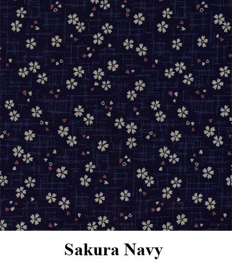 J-Life Kakefuton Sakura Navy Custom COVER ONLY_Kakefutons_Kakefuton Custom Cover Only_Japan Tradition_Sleep System_Handmade
