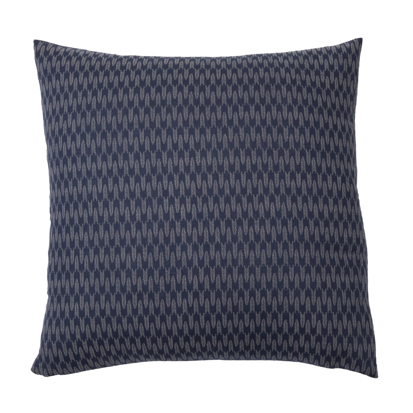 Ya Gasuri Navy Throw Pillow