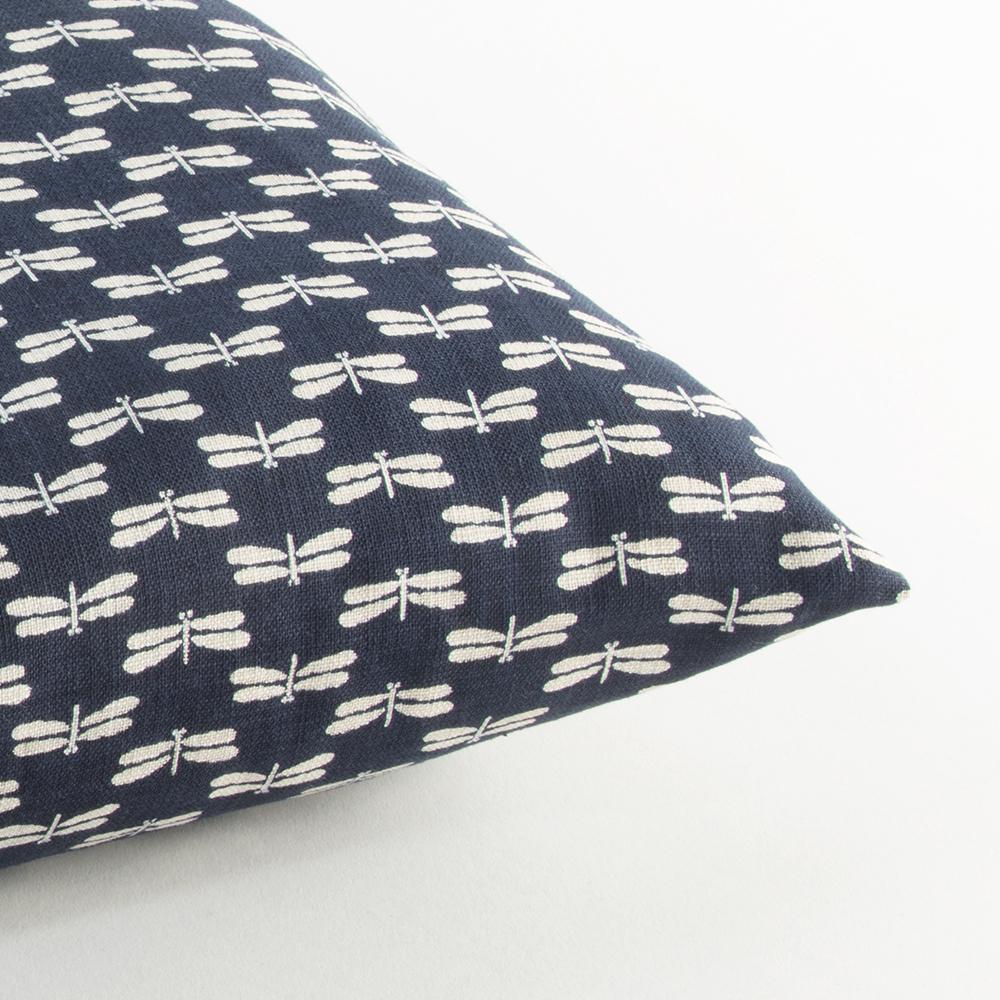 J-Life New Tombo Navy Zabuton Floor Pillow_Pillows & Shams
