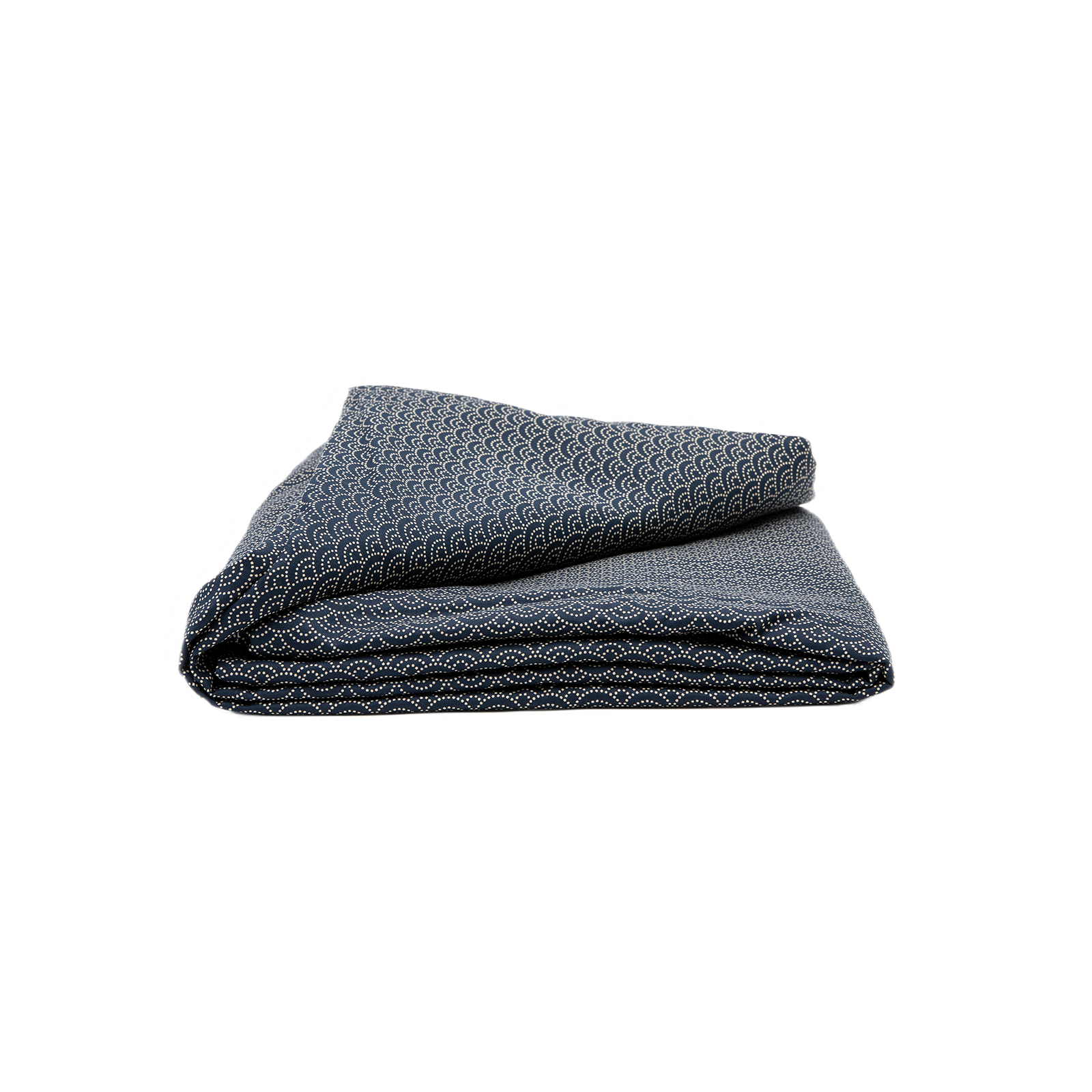 J-Life Seikai Ha Navy Custom Kakefuton with Removable Cover_Kakefutons_Kakefuton with custom cover_Japan Tradition_Sleep System_Handmade__1__2