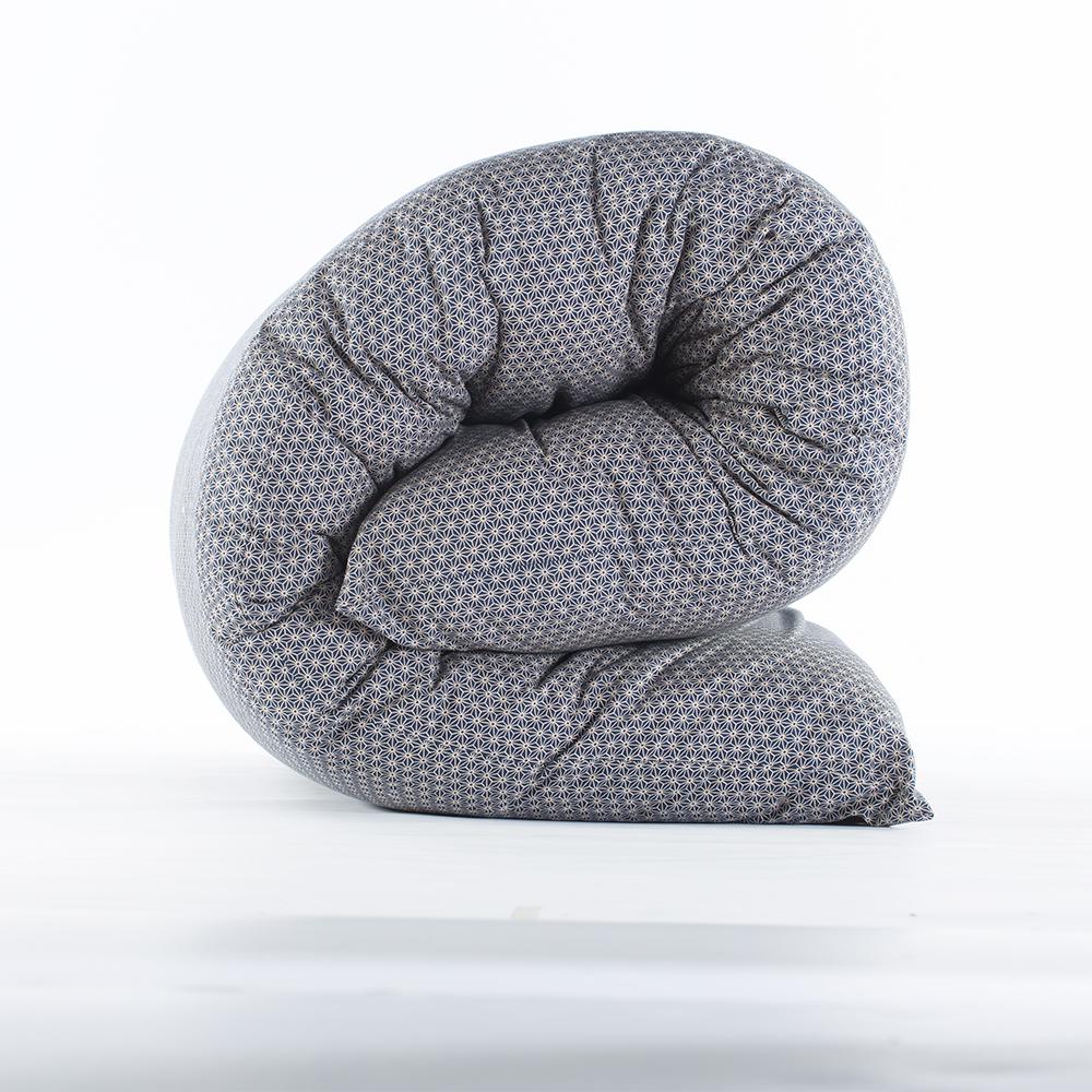 Shiki Futon Asa No Ha Navy #2 Removable COVER ONLY