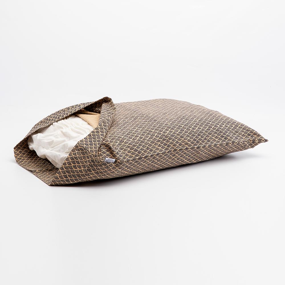 J-Life Nami Navy Pillowcase_Pillows & Shams_Pillowcase