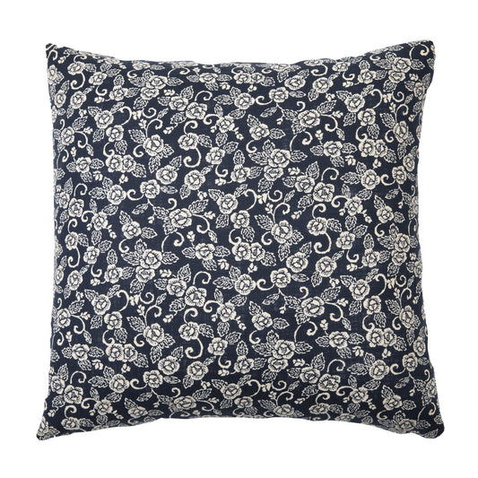 Hana Navy Throw Pillow