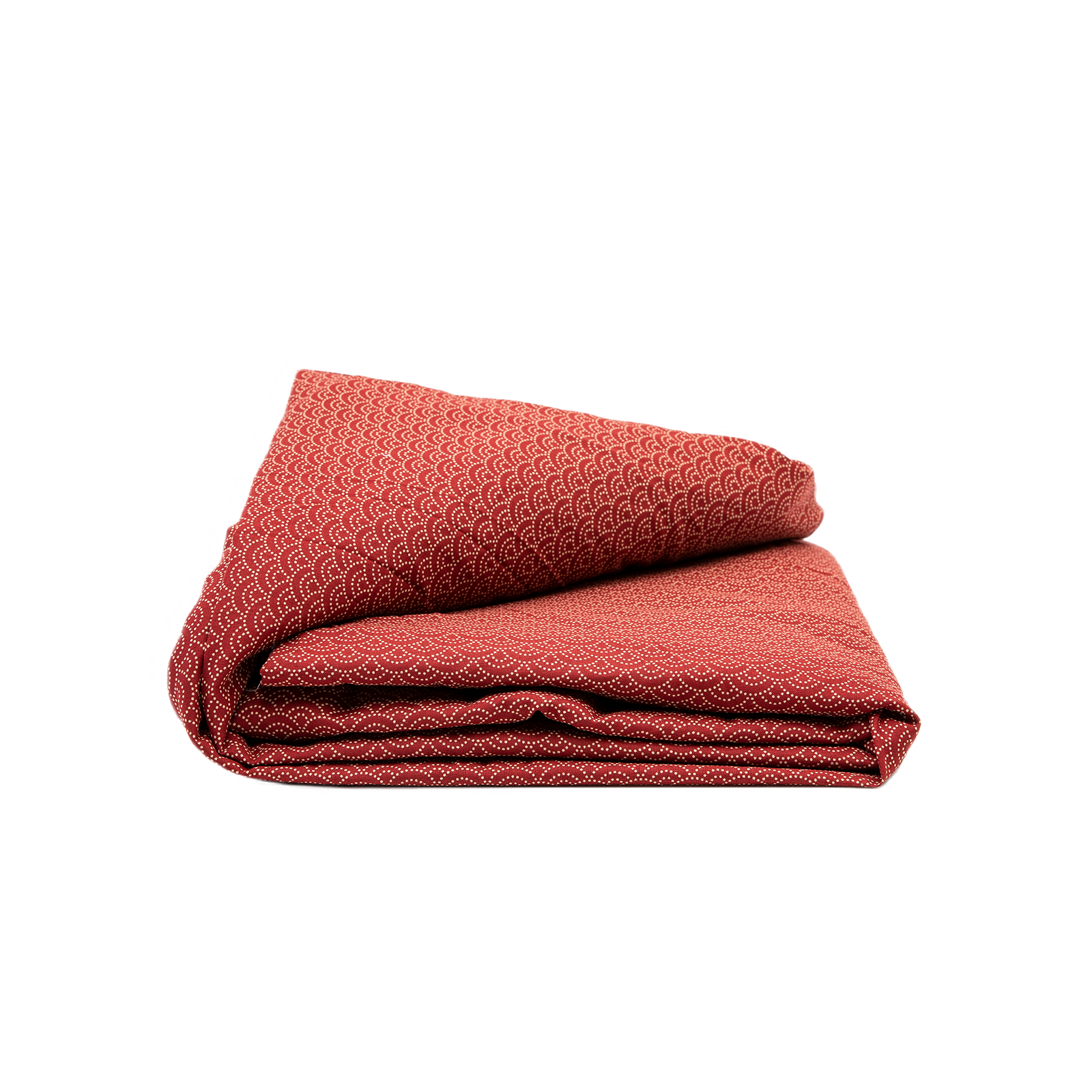 J-Life Seikai Ha Red Custom Kakefuton with Removable Cover_Kakefutons_Kakefuton with custom cover_Japan Tradition_Sleep System_Handmade__1__2__3__4