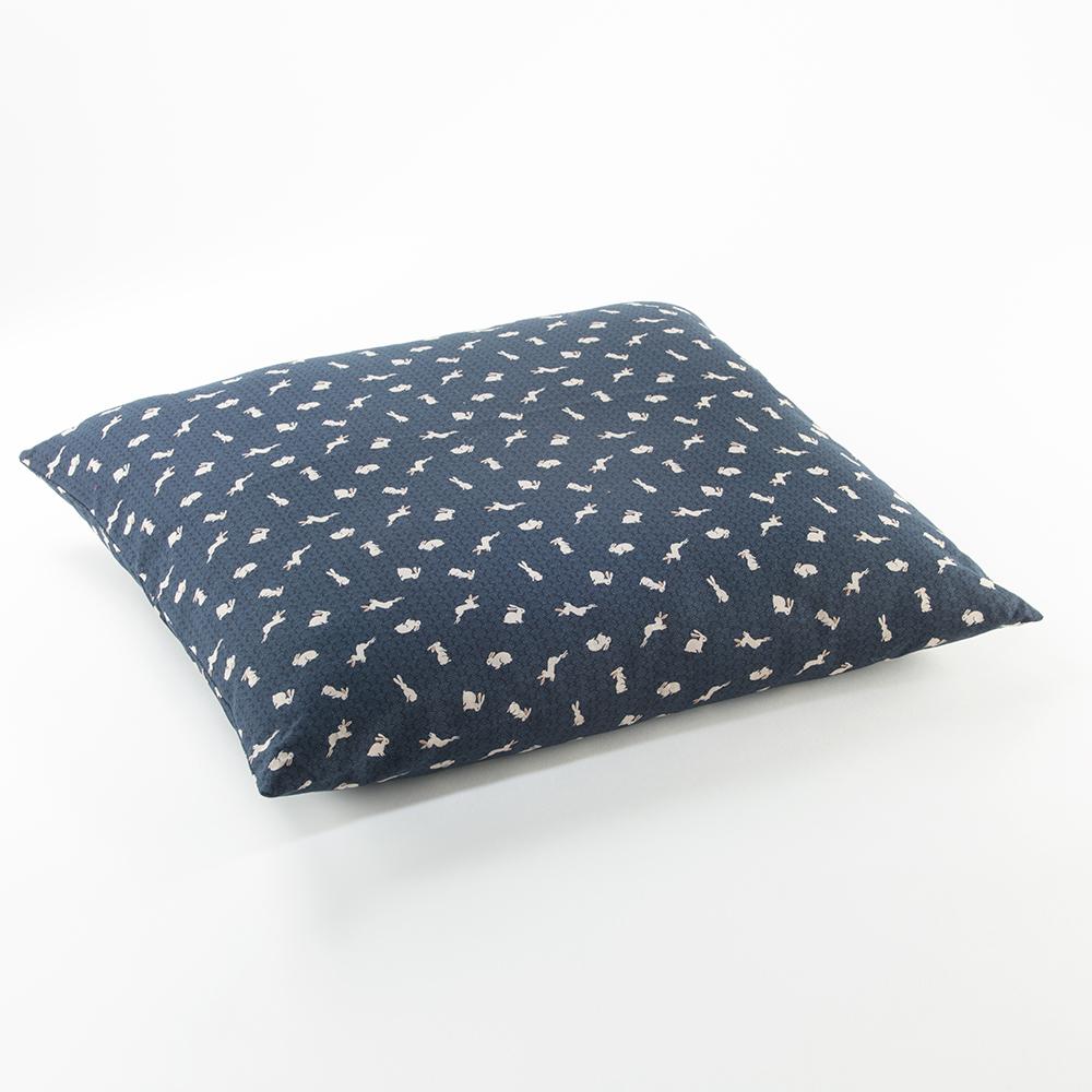 J-Life Usagi Navy Zabuton Floor Pillow
