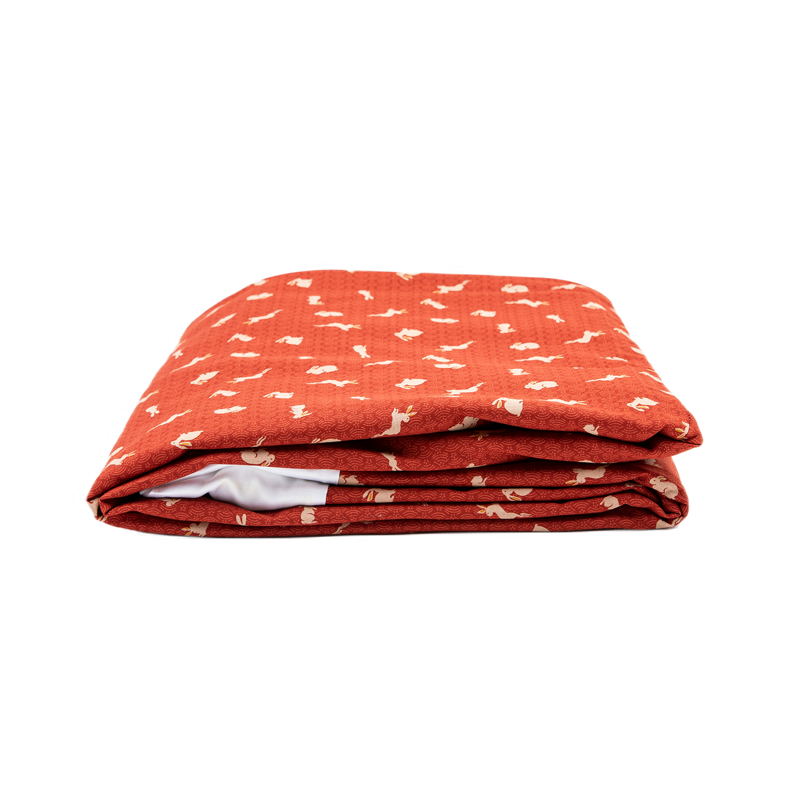 J-Life Usagi "Bunny" Red Custom Kakefuton with Removable Cover_Kakefutons_Kakefuton with custom cover_Japan Tradition