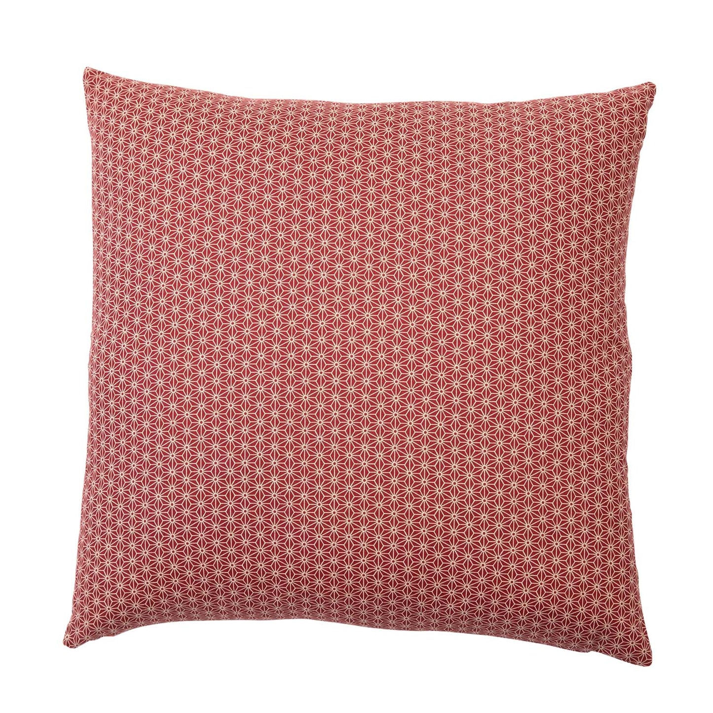 Asa No Ha Red Throw Pillow