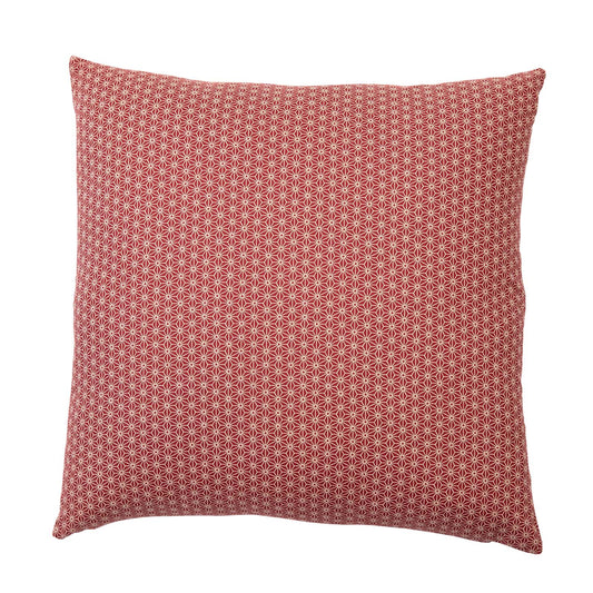 Asa No Ha Red Throw Pillow