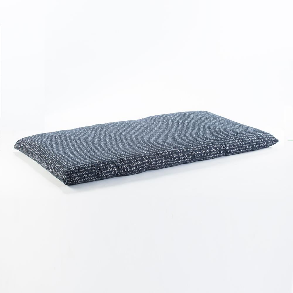 Shiki Futon Kanji Navy Removable COVER ONLY