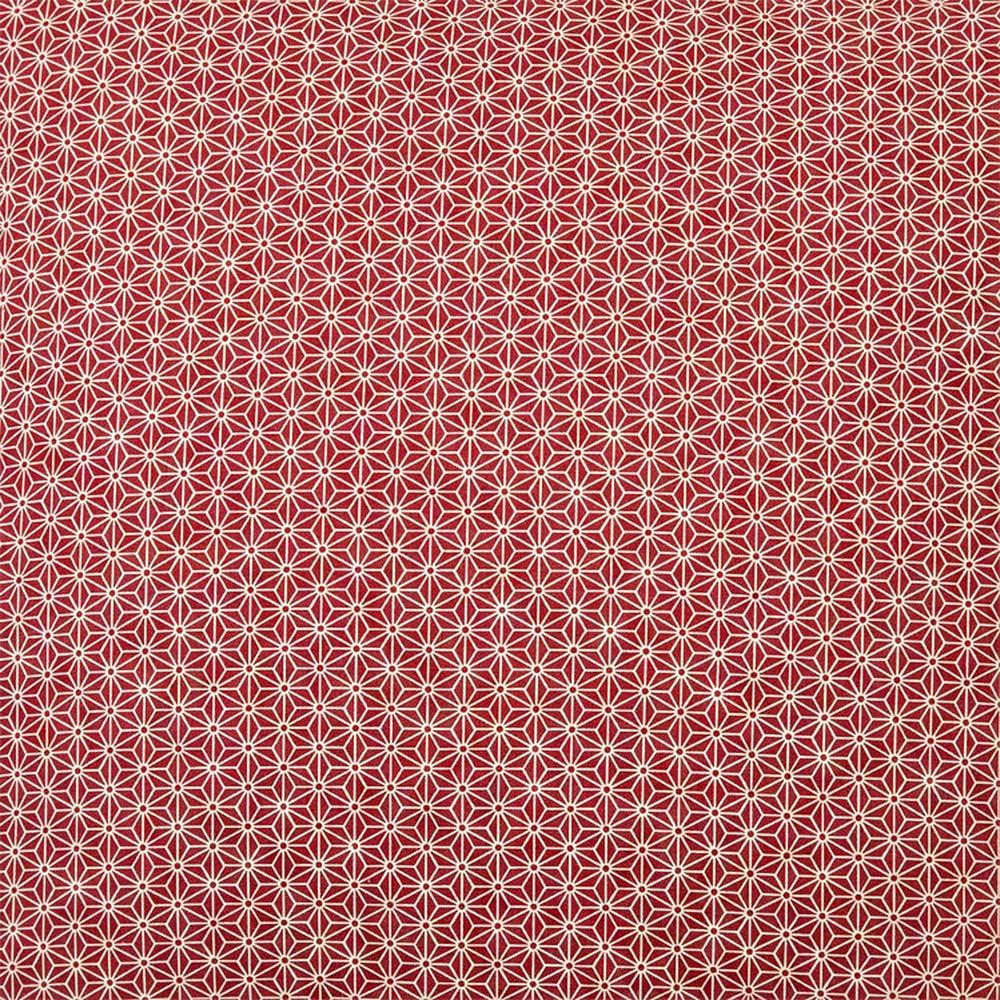 Asa No Ha Red Throw Pillow_Pillows & Shams_Throw Pillows_100% Cotton
