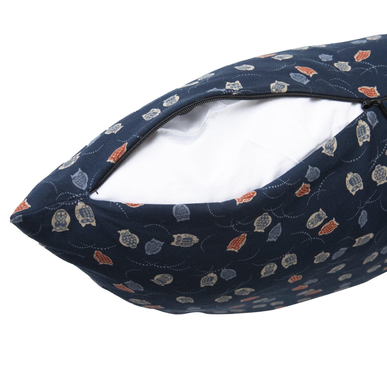 Fukurou Navy Throw Pillow_Pillows & Shams_Throw Pillows